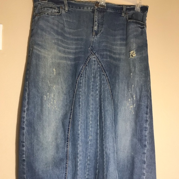 long denim skirts old navy